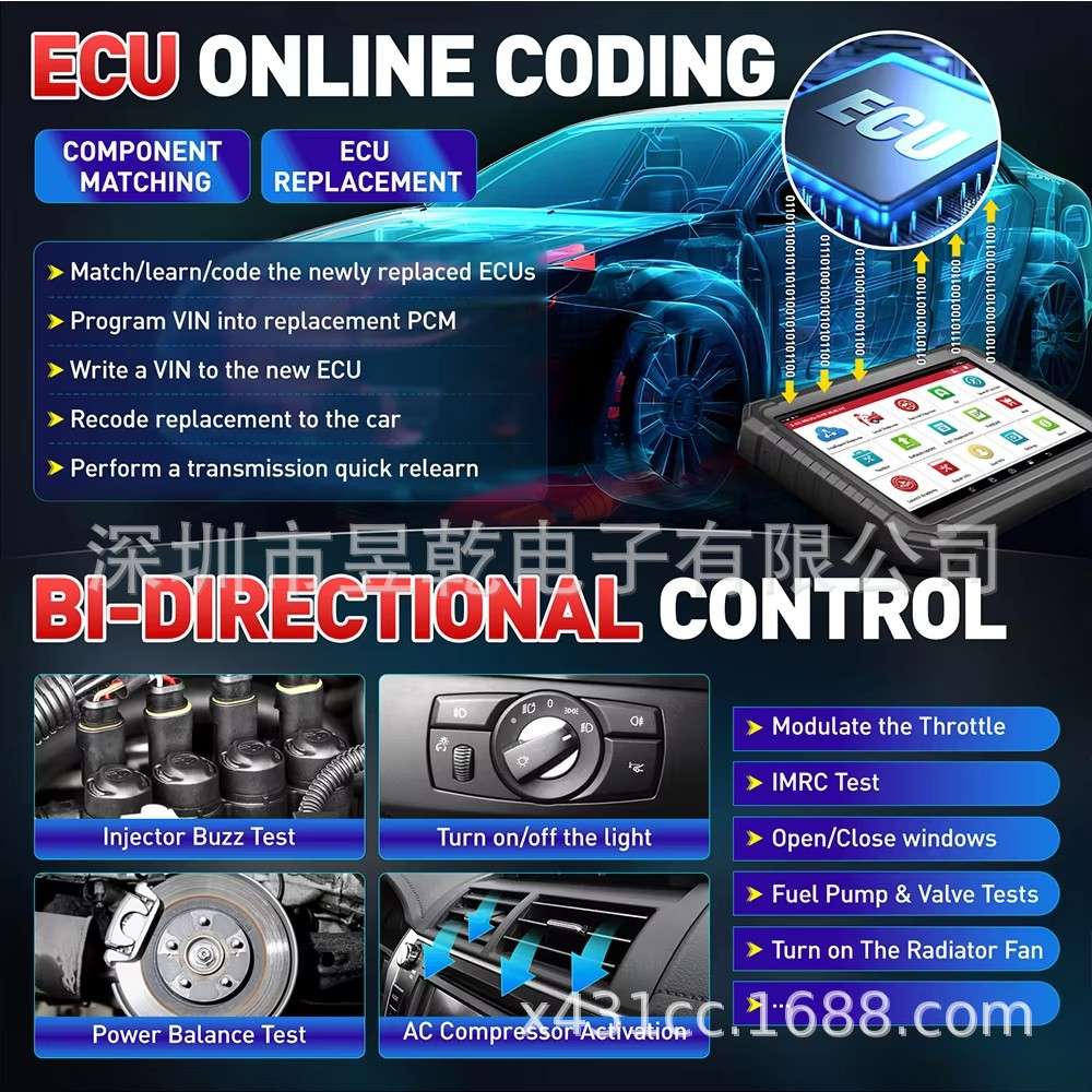 LAUNCH X431 PRO3S+ Elite Car diagnostic Tool J2534 Program图片