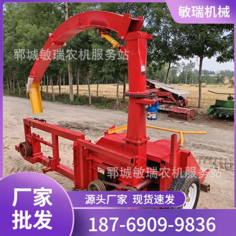 青储粉碎机拖拉机加装侧挂圆盘割台双盘单盘青储机割台收牧草