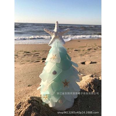 厂家直供 Beautiful Pine Christmas Tree 防玉圣诞树 树脂工艺品