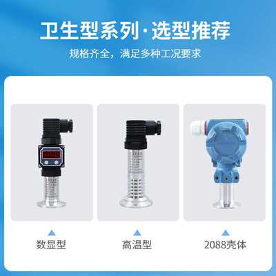PCM300KF 卫生型压力变送器 水处理 液位变送器 快装压力变送器