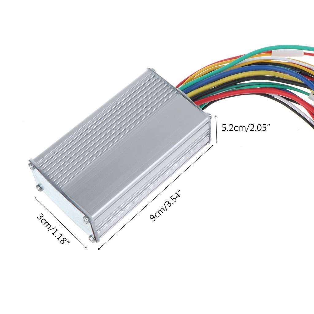 24V36V48v250w350W电动滑板车自行车S866LCD锂电无刷控制器 - 实物图