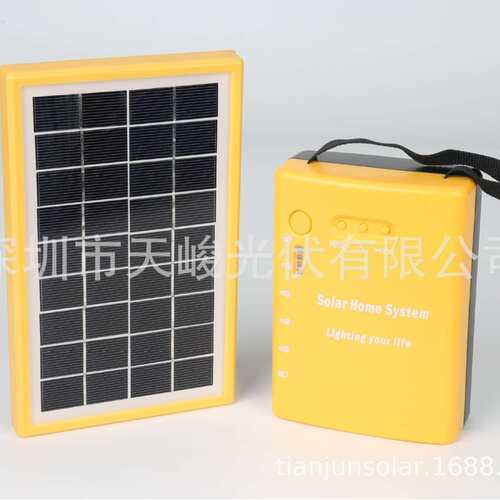 016 small Solar lighting systems home usage with 6V4.5Ah