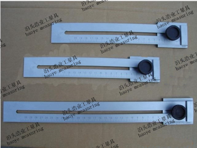 标记尺方标尺平行划线规分线划规游标标记尺0-2000.1mm