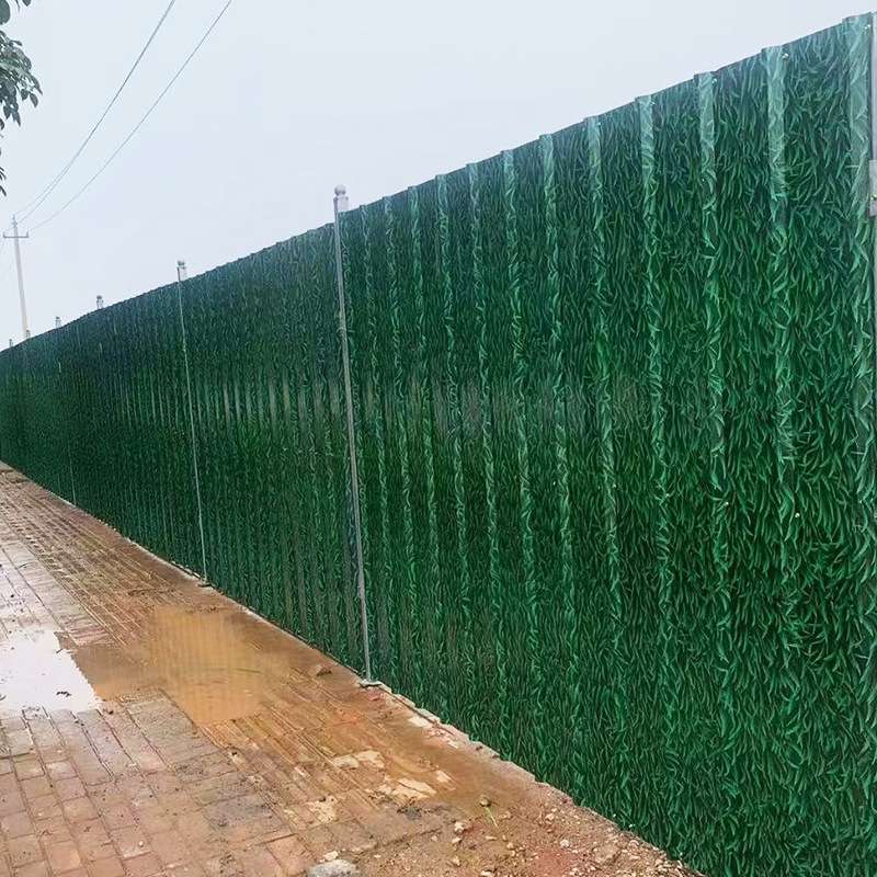 单层小草彩钢围挡施工建筑工地挡板泡沫夹芯板铁皮围墙彩钢板围栏