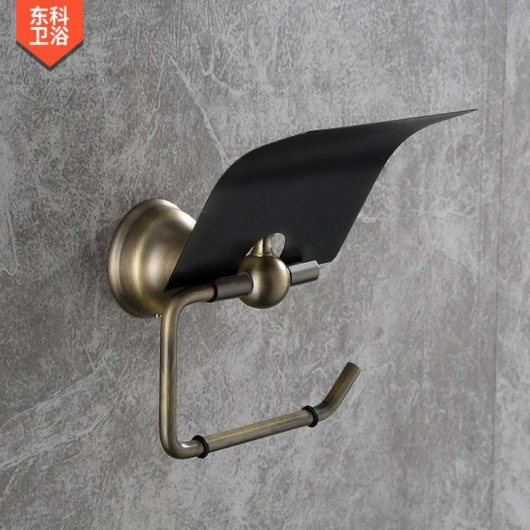 7750-AB 青古色厕所架纸巾盒仿古卷纸架欧式纸巾架 浴室五金挂件