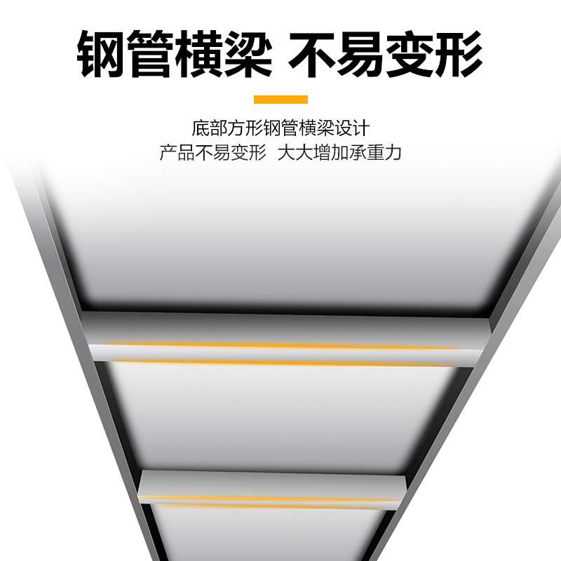不锈钢厨房货架置物架落地多层收纳架微波炉储物架仓库隔板加厚款