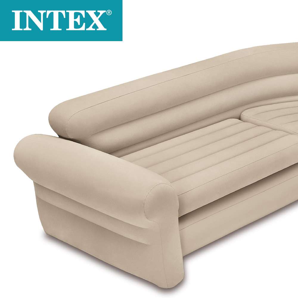 INTEX68575 家用充气沙发家庭沙发转角大沙发情侣折叠躺椅沙发