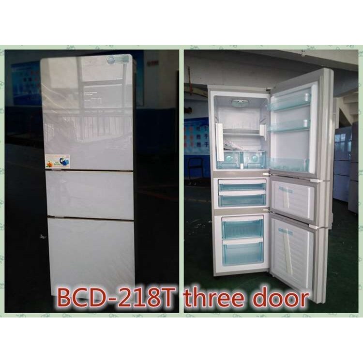美利乐BCD-188T BCD-218T太阳能冰箱218L直流三门冰箱