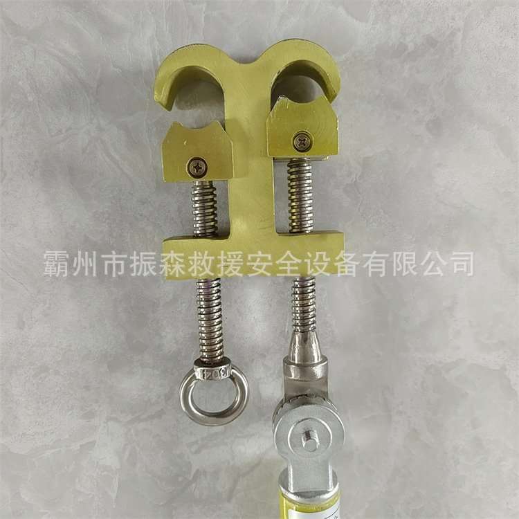 带电作业绝缘双头钩锁杆1M绝缘线路双线夹持器高压双引线紧固杆