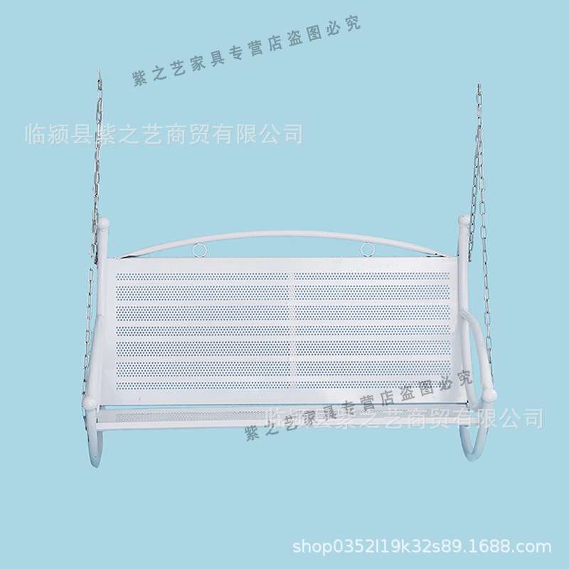 双人秋千单独月牙躺椅链条挂钩户外铁艺荡秋千吊篮懒人沙发成人