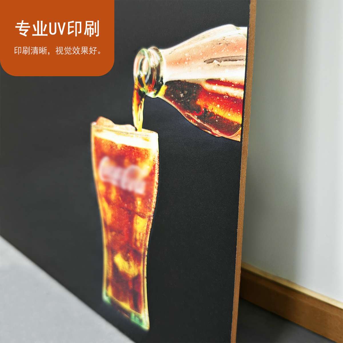 无框无磁木制粉笔黑板咖啡店酒吧奶茶店便携式广告价格展示黑板