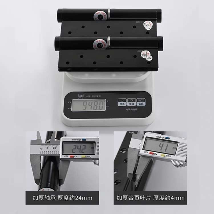 隐形门铝合金弹簧液压合页 家用木门静音缓冲自动闭门定位折页