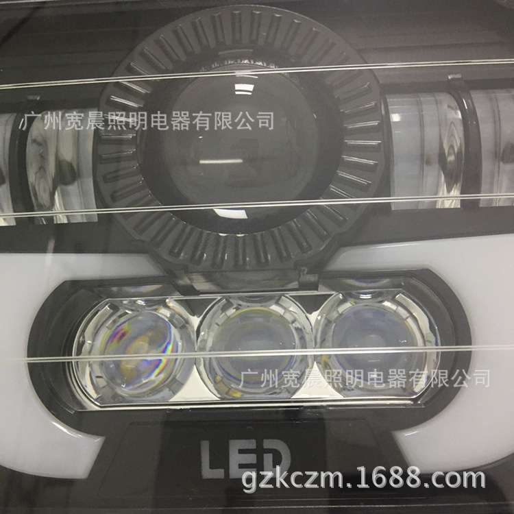 适用5x7方形牧马人大灯 7英寸吉普切诺基大灯 90W LED卡车工作灯