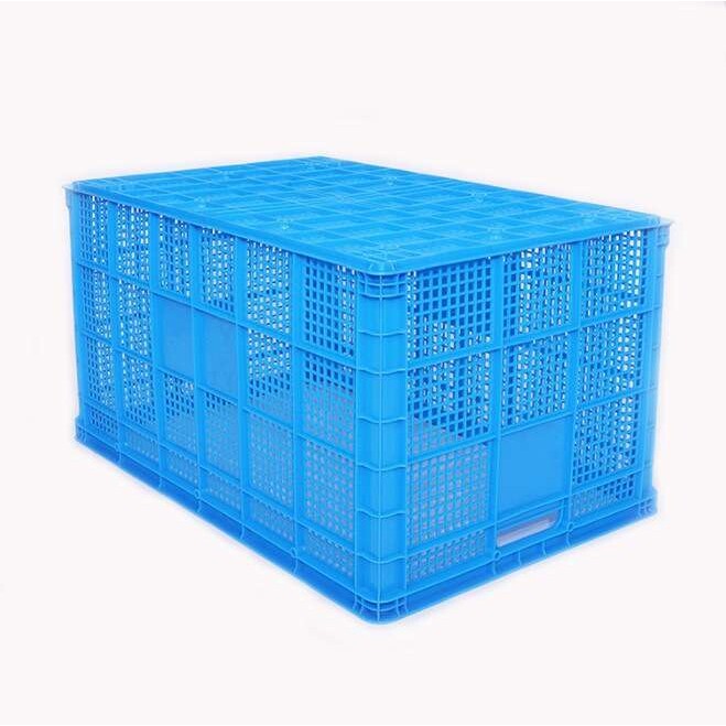 塑料周转筐 加厚水果筐蔬菜快递分拣镂空塑胶框 长方形配送框