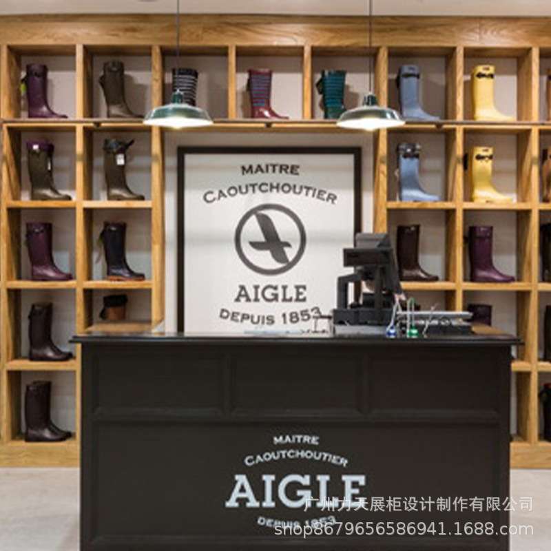 白色简约时尚木质烤漆前台桌迎宾台玻璃服装店收银吧台展柜靠墙