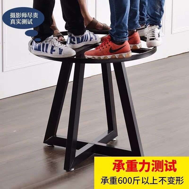 铁艺桌架支架餐桌脚桌子腿办公会议圆桌大理石桌脚铁架脚简约家具