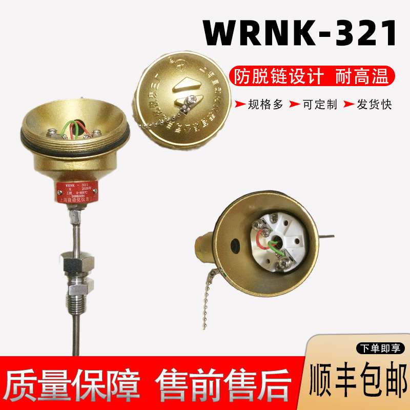 WRNK-321铠装热电偶,快速响应K型热电偶 PT100可弯曲测温探头