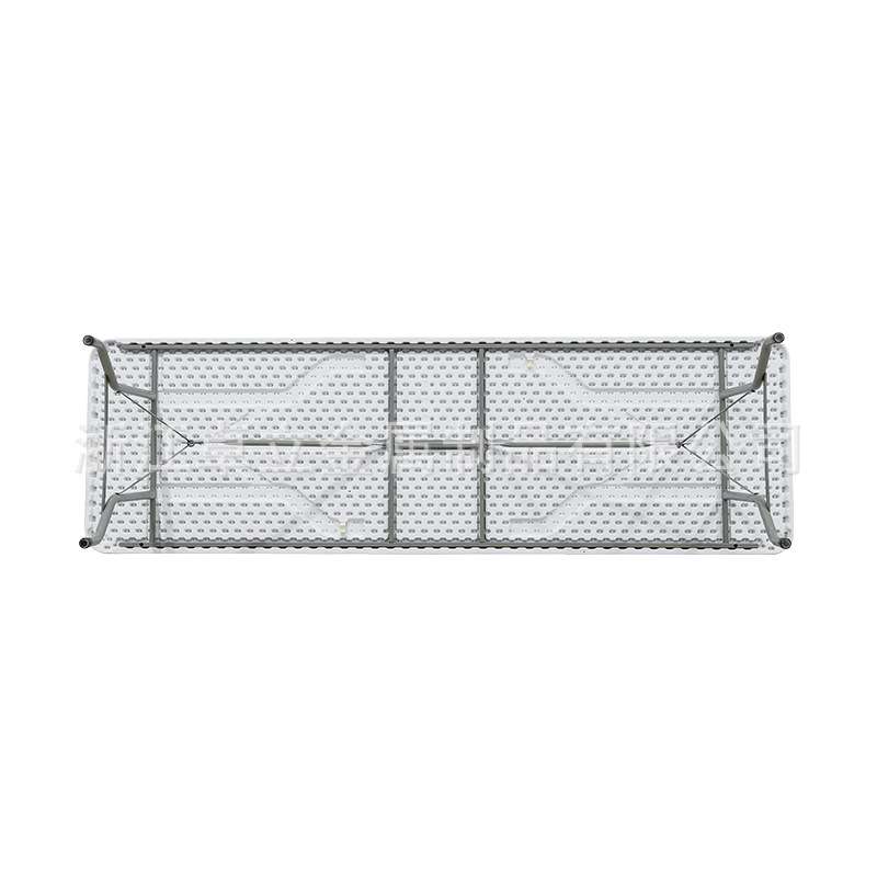 C240家用简易可折叠户外商务便捷餐桌吹塑料家具2米4桌椅厂家直销