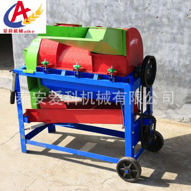 广东家用稻麦麦穗粮食脱粒机电柴两用外贸玉米脱粒机可带扒皮脱粒
