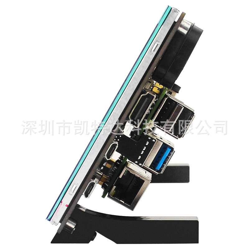 树莓派5/4B/3B 7寸显示器显示屏HDMI触摸屏电脑Jetson Nano带喇叭