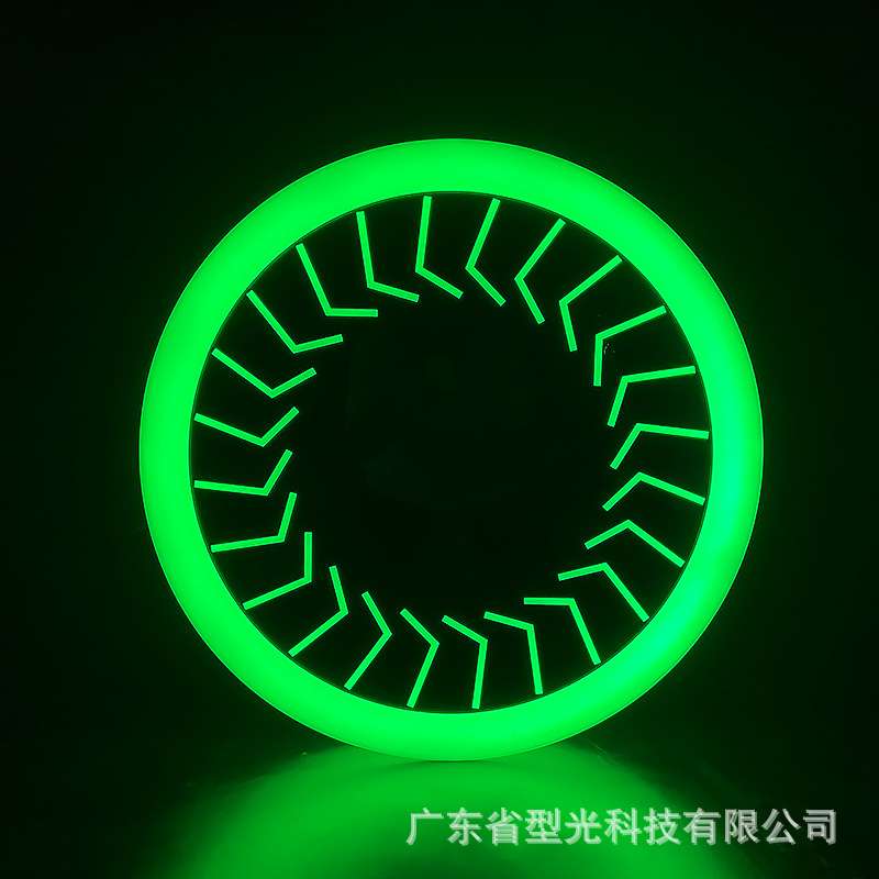 新品圆形编程举牌酒吧KTV欢迎光临发光手举牌广告展示牌可充电