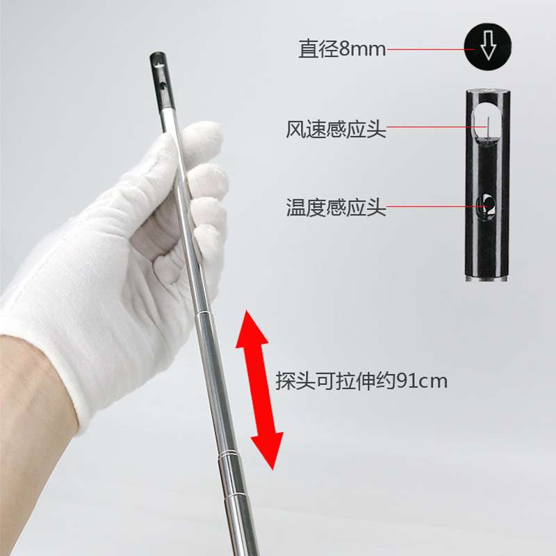鑫思特热敏式风速仪高精度感应式出风口风速计热线风度表HT-9829