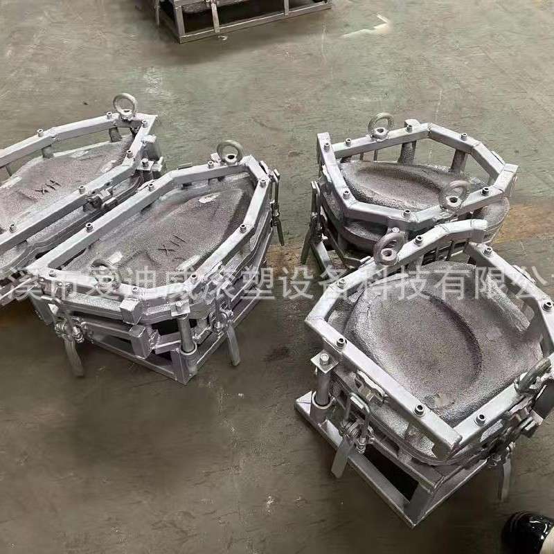 滚塑柴油箱模具开发 防静电防爆塑料油桶模具 工程车柴油箱模具