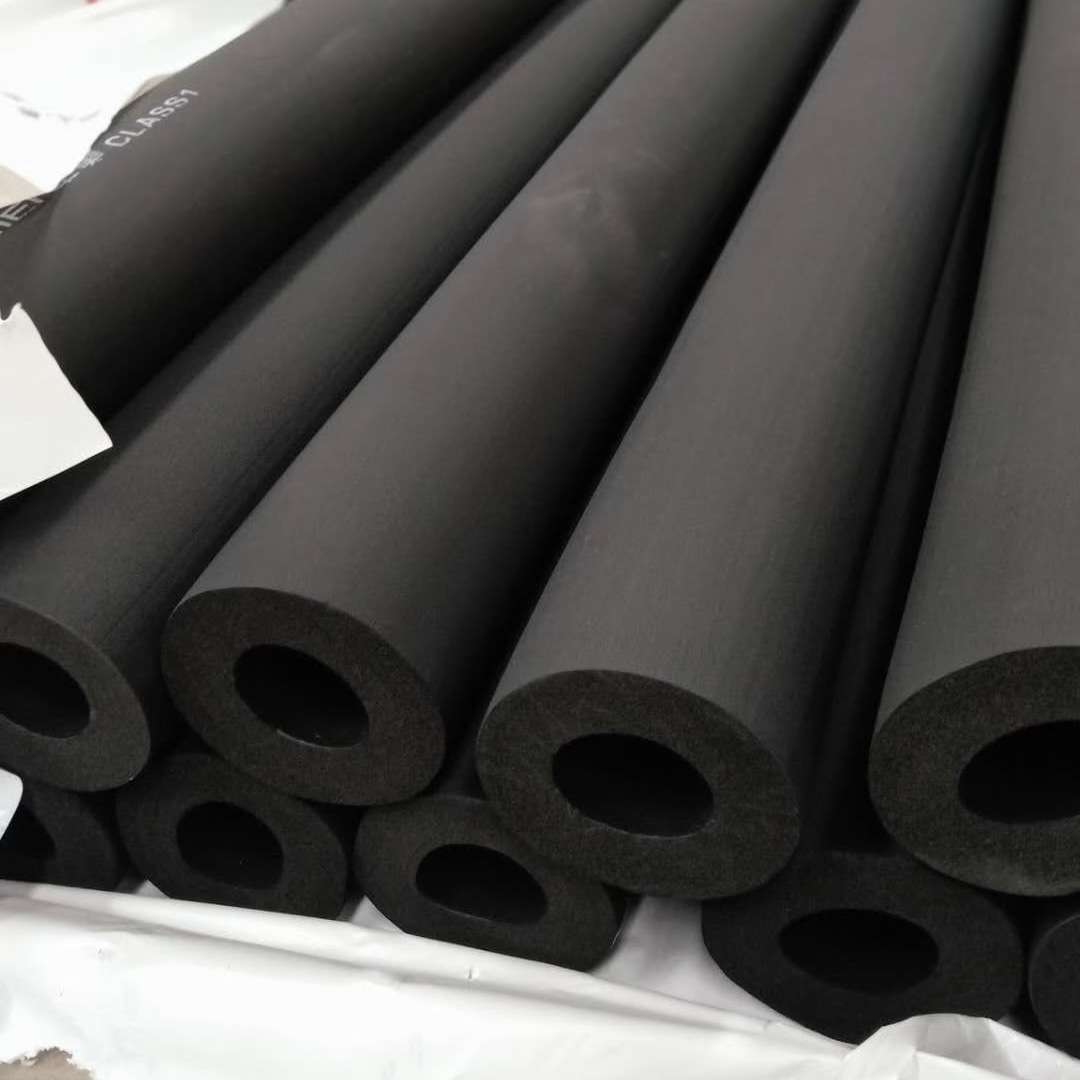 厂家直销圣裕德BI级橡塑保温管防火隔热管道隔音棉难燃橡塑管壳
