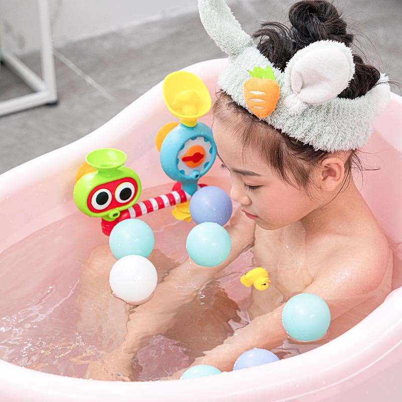 小孩泡澡桶塑料浴桶宝宝加厚加深聚拢锁温洗澡桶中号婴儿澡盆儿童