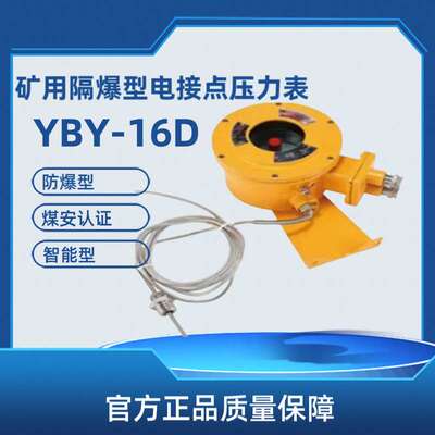 YBY-16D矿用隔爆本安型电接点压力表 绞车用0-40MP电接点压力表