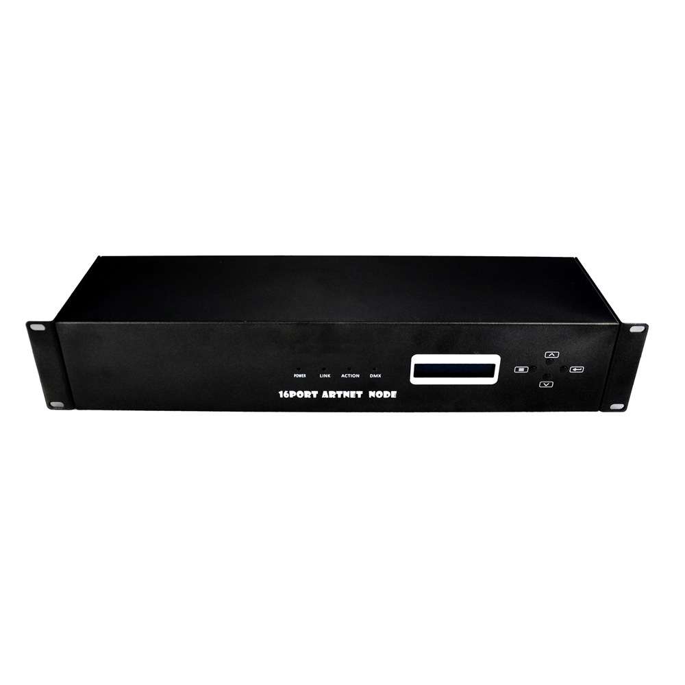 新款16路Art-Net-DMX512网络转化器 Ethernet端口 音响插输入输出