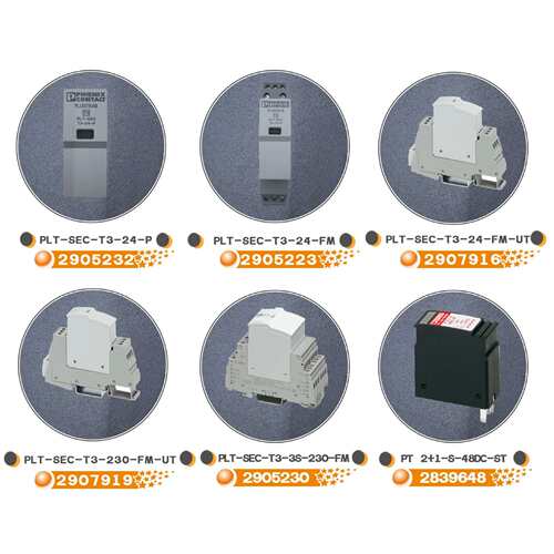 菲尼克斯电涌防雷器2905223 PLT-SEC-T3-24-FM浪涌保护器避雷器