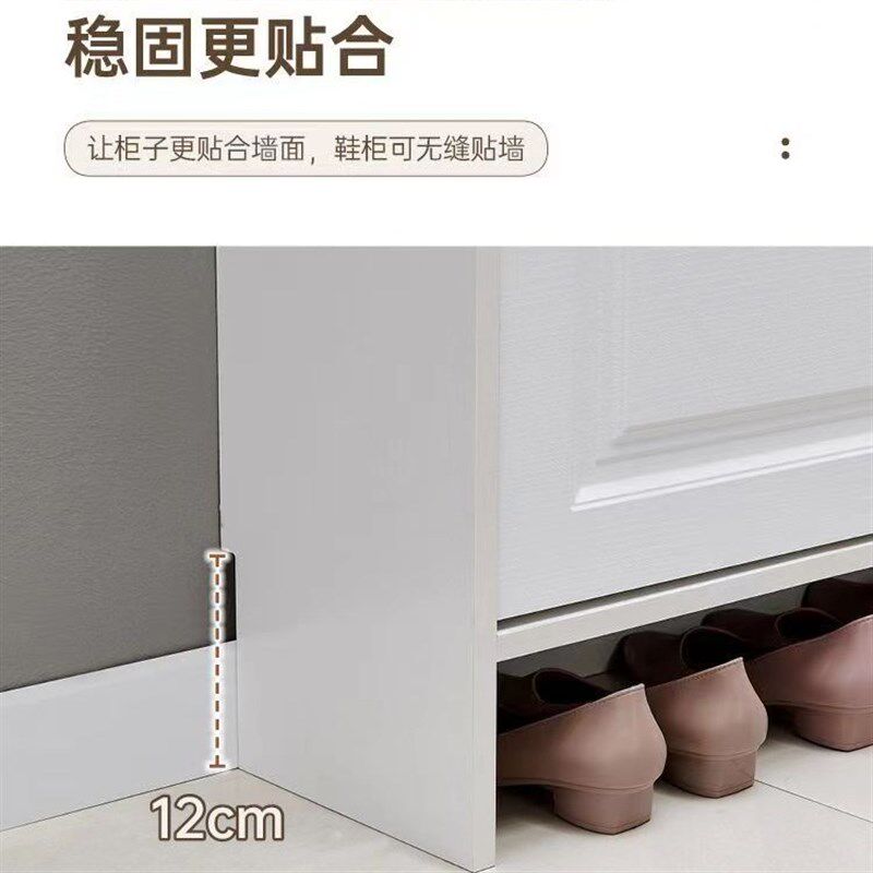 实木大容量超薄极窄款翻斗鞋柜门口斜放式简易鞋架家用靠墙玄关柜