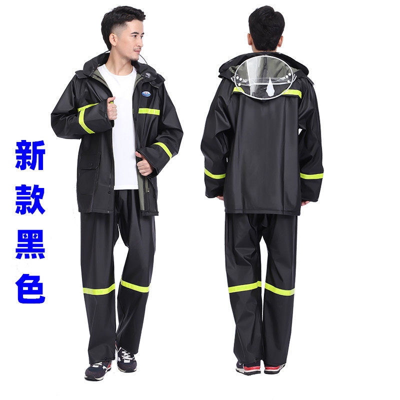 加厚雨衣雨裤套装男士分体骑行雨衣送快递外卖摩托车雨衣透气防水