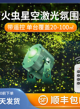 动态星空萤火虫投影灯户外亮化公园庭院氛围装饰满天星激光镭射灯