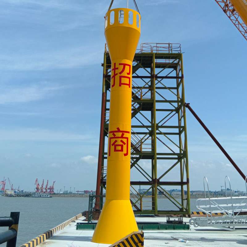 银环航标 厂家供应6-15米航道助航警示灯桩材质有铝合金玻璃钢等