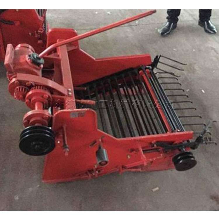 拖拉机后置土豆收获机 平地起垄花生出土机 小型手扶式摘果设备
