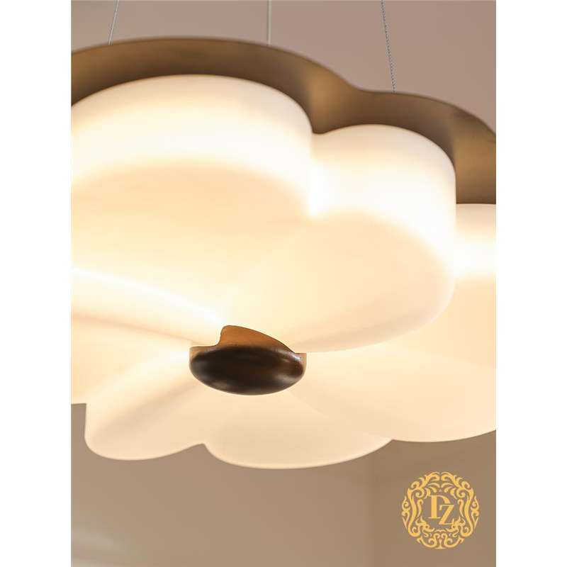 餐厅吊灯中古风花瓣现代简约餐桌吧台灯具全光谱护眼卧室灯