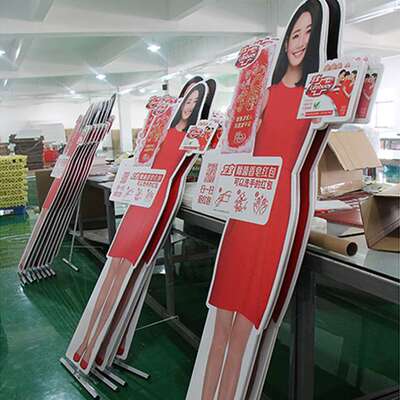 形立牌支撑架庆典展示架异形KT板人像支架网红展架落地式人型展架