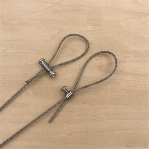 可调收紧锁扣锁线器卡线器锁紧器灯具吊绳紧固细钢丝扣卡扣固定