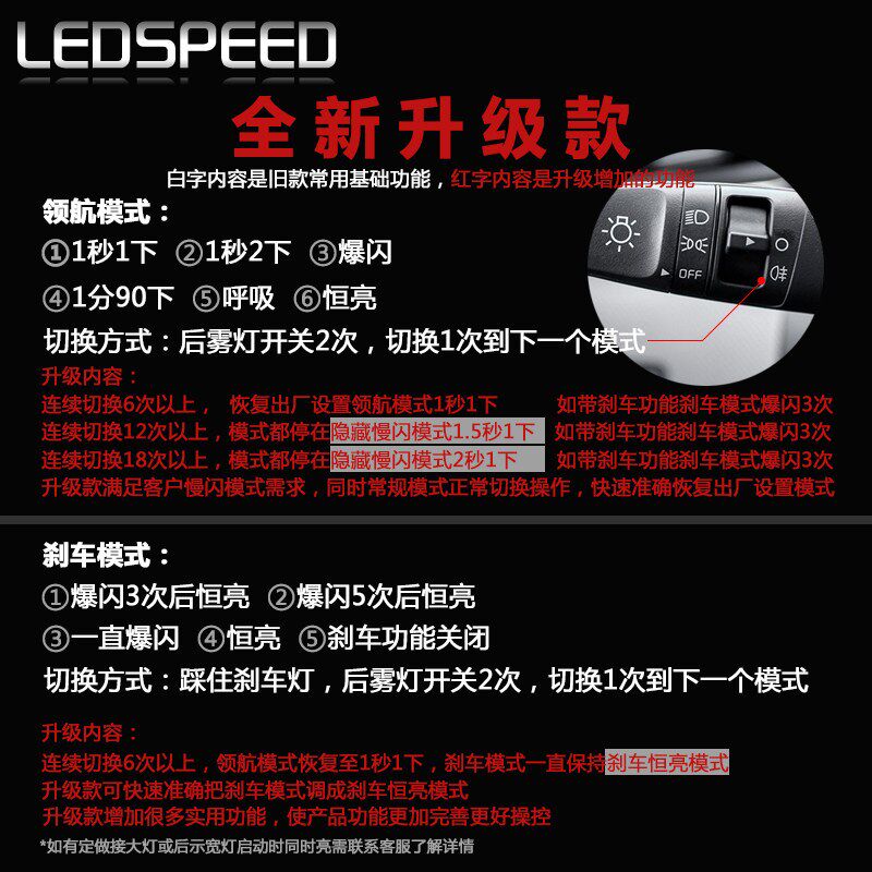 适用起亚福瑞迪改装LED领航灯泡警示灯刹车爆闪后雾灯转向后杠灯