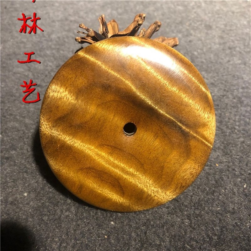正宗小叶金丝楠木手把件实木工艺礼品水波纹老料小叶桢楠挂件家居