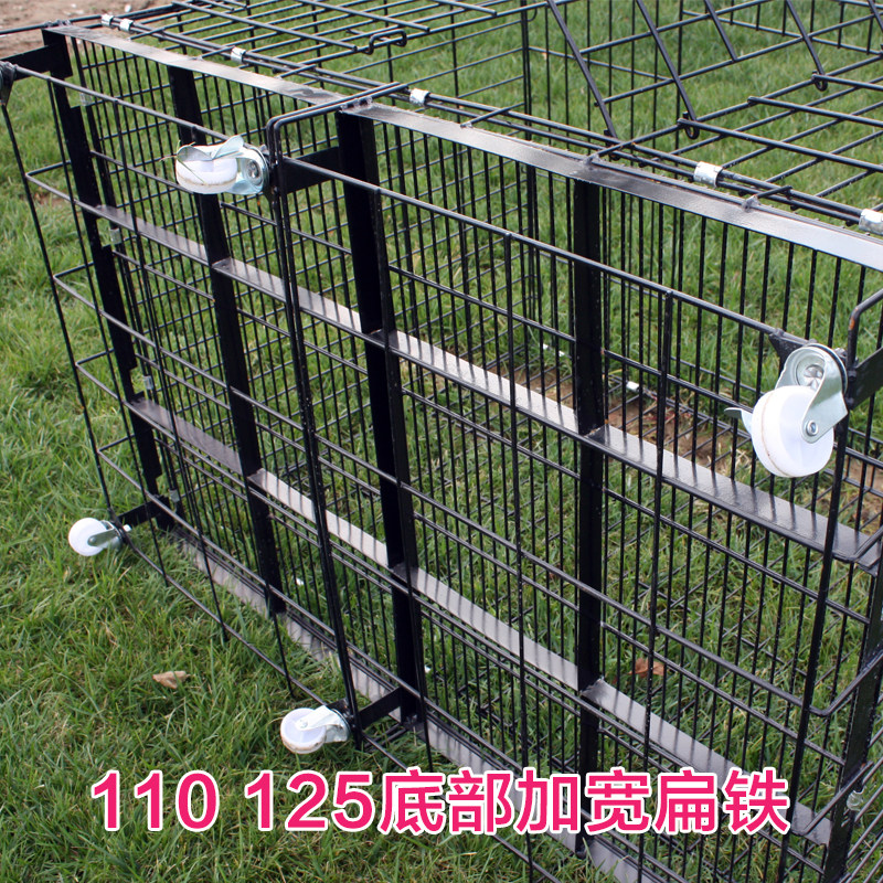 加粗折叠式s小型中l大型犬狗笼子泰迪金毛萨摩哈士奇家庭宠物笼子