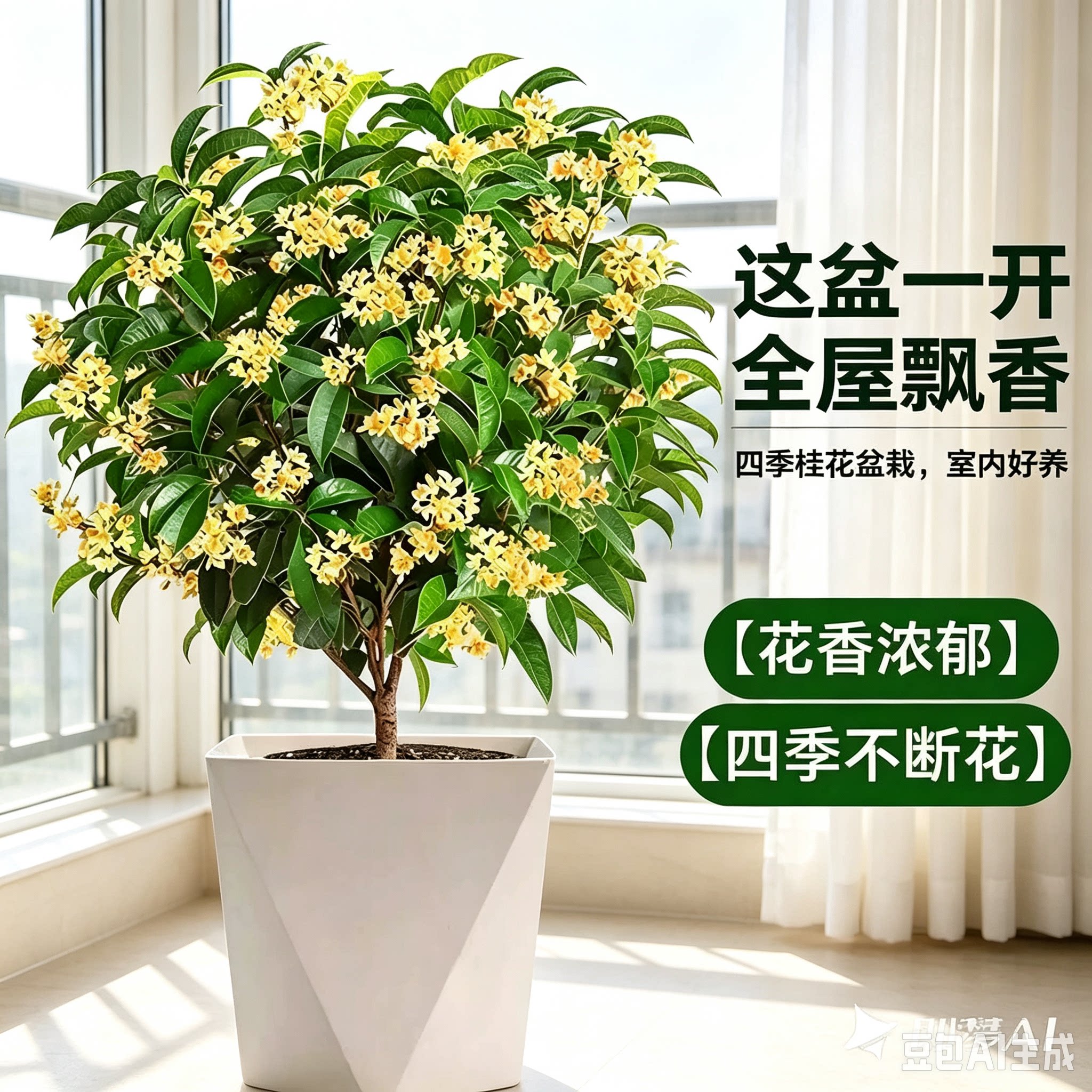 桂花盆栽四季桂树苗浓香型室内庭院YY