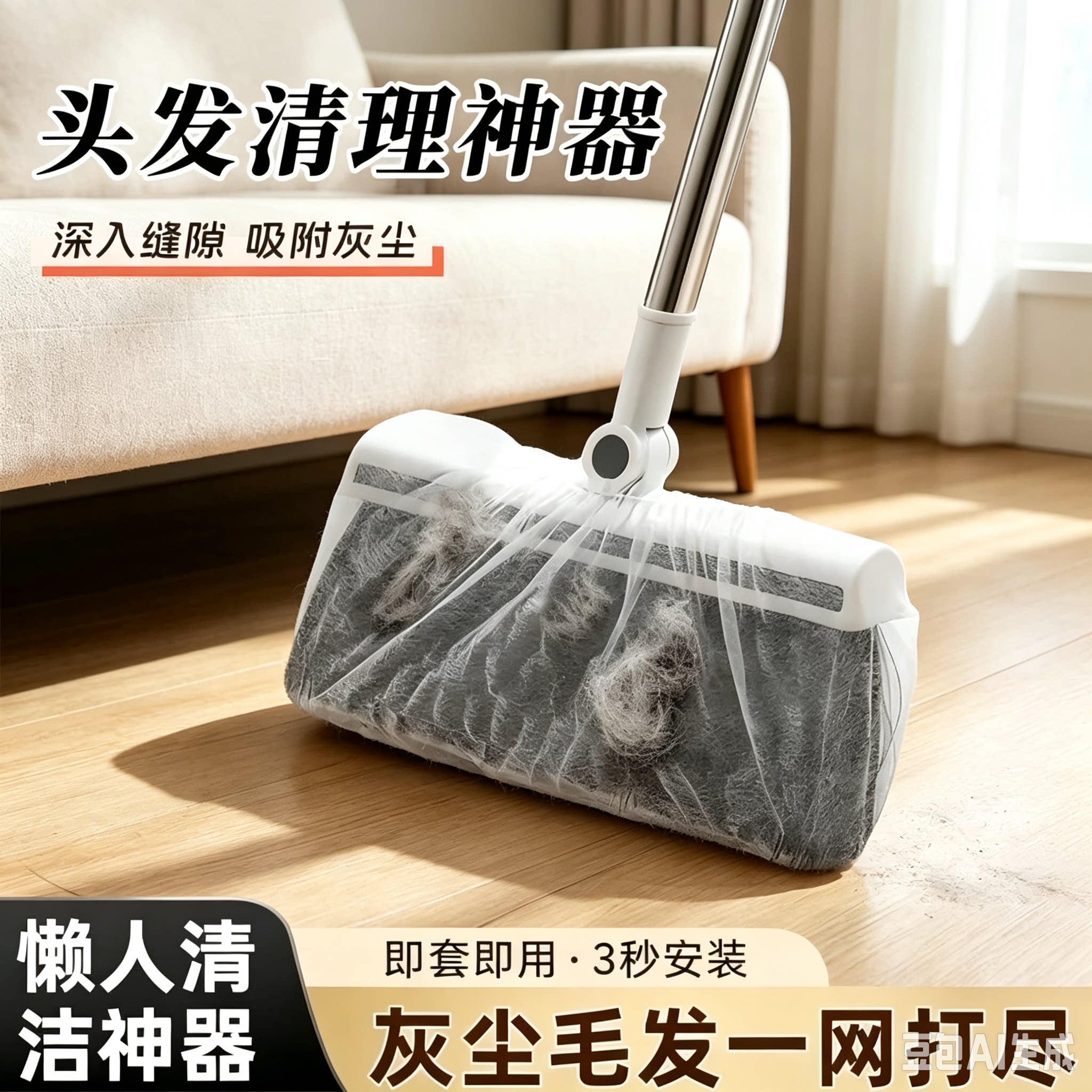 【下单立减50】一次性扫把套清洁家清品家庭环境清洁其他清洁ZY