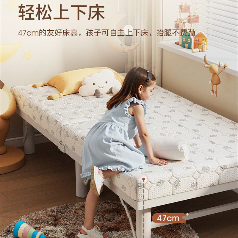 瑞仕达折叠床儿童拼接床家用成人加宽宝宝床午休婴儿床边午睡小床
