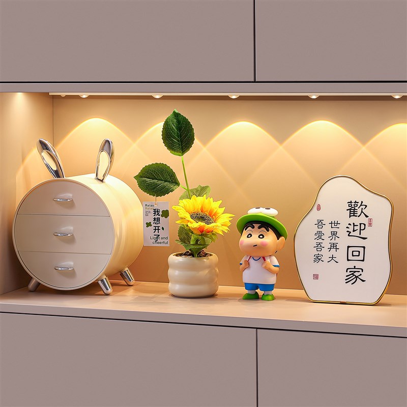 轻奢玄关装饰摆件简约高级感收纳盒乔迁新居礼品入户门鞋柜置物架图片