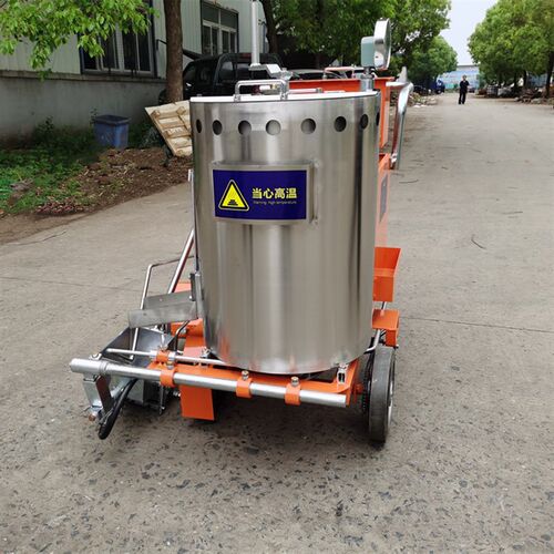 手推热熔a划线机厂家 路面标线停车位划线机 公路马路全自动划线