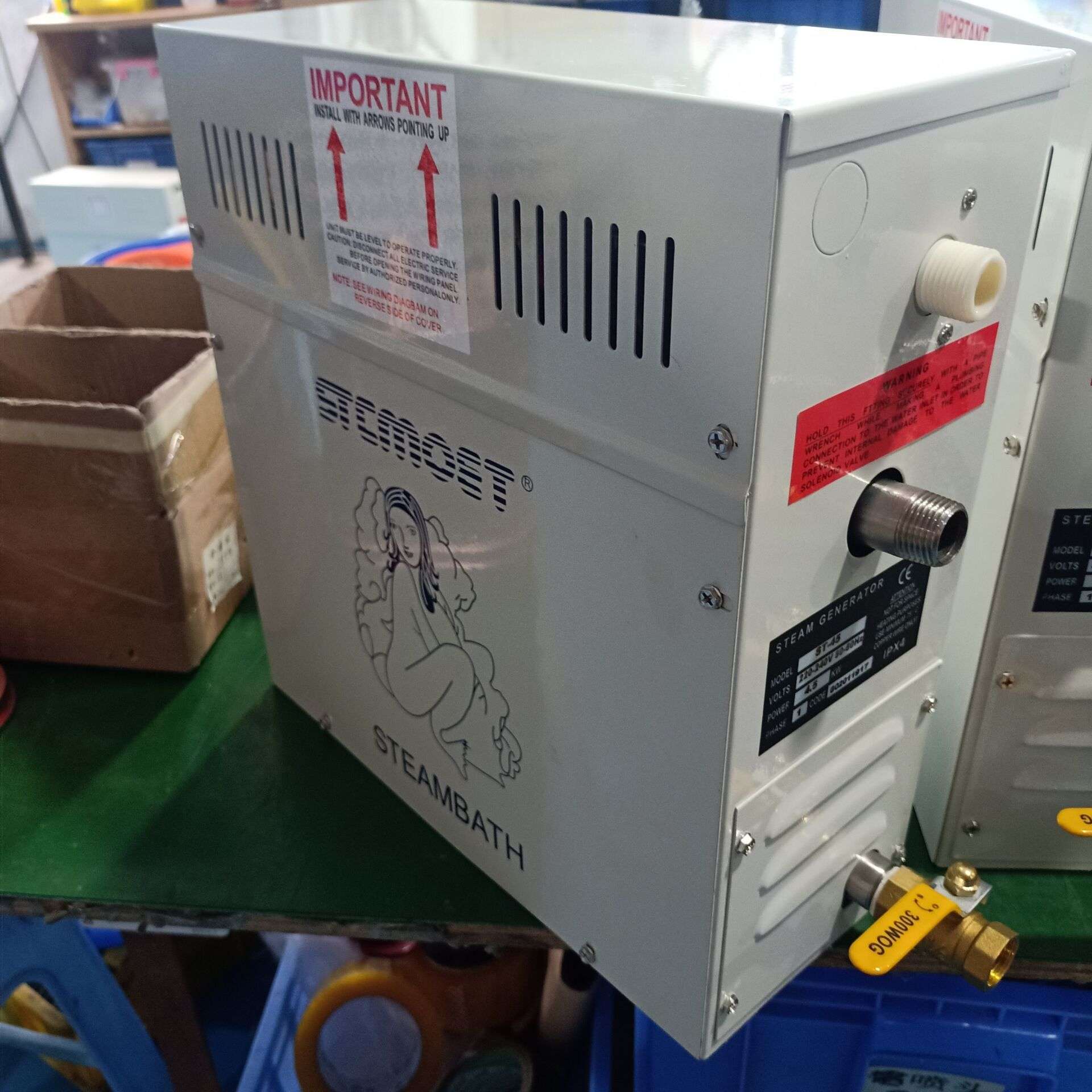 工厂直销4.5KW全自动湿蒸机 桑拿机 蒸汽机 家用 商用浴室蒸汽机
