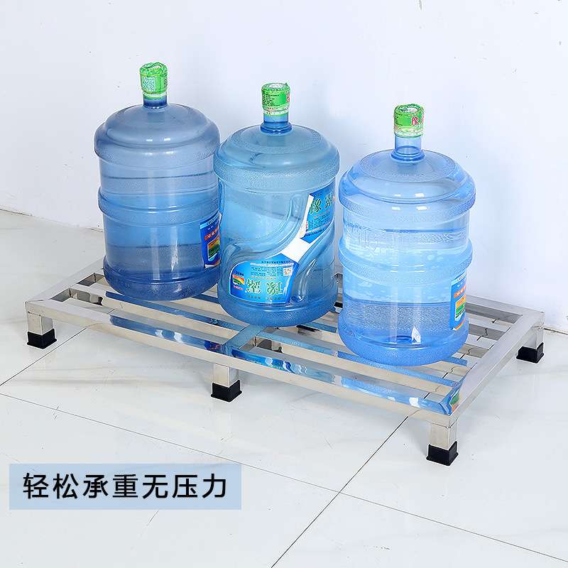 米面置物架加厚不锈钢收纳架承重强商用收纳架家用防虫货架